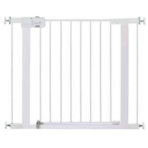 lot 15735 image: Safety 1st Easy Install Metal Baby Gate with Pressure Mount Fastening (White), Pack of 1