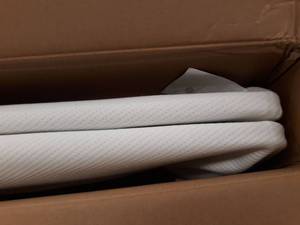 lot 15742 image: Zinus Jayanna 7.5 Inch High Profile Bifold Box Spring  Folding Mattress Foundat