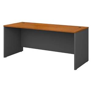 lot 15760 image: Bush WC72436 Bush 72W Desk Shell Series C, Natural Cherry NOT INSPECTED OUTSIDE OF BOX