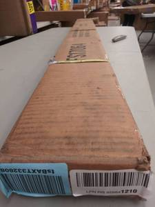 lot 15787 image: Proman Products Room Divider, Black NOT INSPECTED OUTSIDE OF BOX