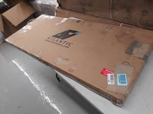 lot 15797 image: Atlantic Furniture Richmond headboard White Queen size NOT INSPECTED OUTSIDE OF BOX