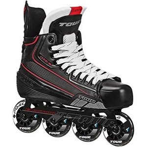 lot 15822 image: Tour Hockey Code 7 Senior Inline Hockey Skate, Black, 10