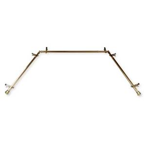 lot 15830 image: Rod Desyne 1316 Bay 20-36, 38-72-Antique Brass Single Curtain Rod Set, 78-144, INCOMPLETE