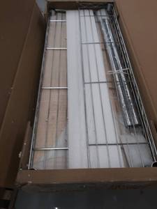 lot 15851 image: Zinus Adrianne Solid Wood Vertical Bed Support Slats  Bunkie Board, Full