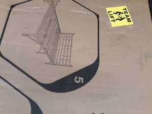 lot 15876 image: Best Price Mattress - Easy Set-up Folding Metal Bed Frame Model H - Twin XL