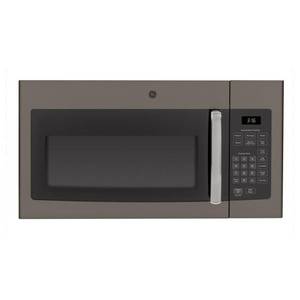 lot 15915 image: GE - 1.6 Cu. Ft. Over-the-Range Microwave - Slate