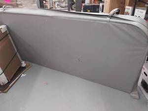 lot 15942 image: Blue Water Gray Hot TubPool Cover 90 x 90