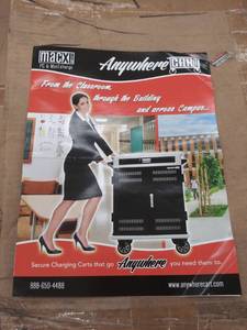 lot 15943 image: Anywhere Cart Secure Charging Cart