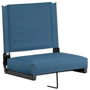 lot 15984 image: Flash Furniture Game Day Seats by Flash with Ultra-Padded Seat, Green