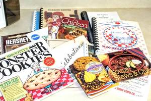 lot 3121 image: Variety of Cookbooks and Food Magazines