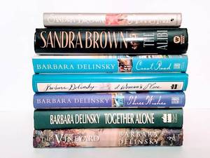 lot 3100 image: (7) Hardback Books - Barbara Delinsky and Sandra Brown