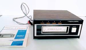 lot 3110 image: Realistic Stereo 8 Player - 8 Track Player with Owners Manual