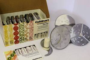 lot 3130 image: Cuisinart Complete DLC-7 Disc Set PLUS