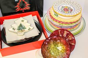 lot 3181 image: Assorted Collectors Plates, China, Decorative Plates, Platter and Bowls