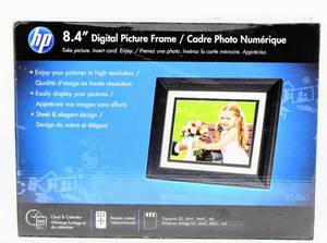 lot 3239 image: HP 8.4 Digital Photo Frame - appears unused in the box