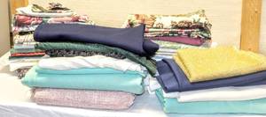lot 3260 image: Large Sewing Fabric Lot, 2 13 Gallon Bags FULL