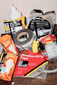 lot 3401 image: Garage and Household Finds including Weather Trim, Stud Finder, Light bulbs and other miscellaneous finds...