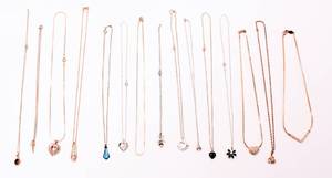 lot 3340 image: (15) Beautiful Necklaces