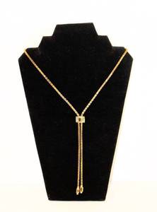 lot 3343 image: (11) Piece Jewelry Lot - Necklaces, Bracelets and Rhinestone Star Pendant