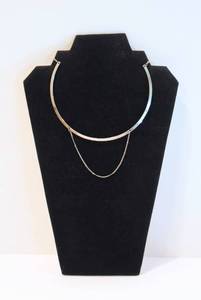 lot 3339 image: (11) Piece Jewelry Lot - Necklaces, Chokers, Watches, Bracelets, Rhinestone Necklace and Earrings