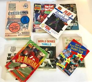 lot 3151 image: Unopened MLB Sports Cards and Variety of Sports Books