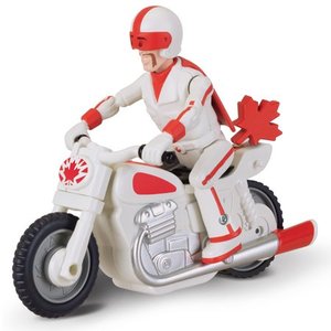 lot 5504 image: Disney Pixar Toy Story 4 Pull N Go Duke Caboom with Motorcycle