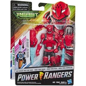lot 5526 image: Power Rangers Red Ranger (Red Fury Mode) Action Figure