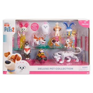lot 5546 image: Secret Life of Pets 2 Deluxe Pet Collection 10-Pack