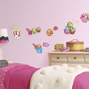 lot 5634 image: Shopkins Wall Decal, Adult Unisex