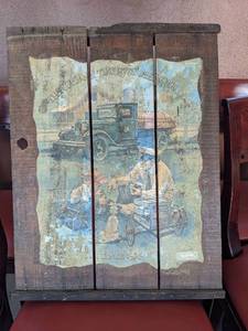 lot 1103 image: Raisinrak 1974 Wooden Art Decor
