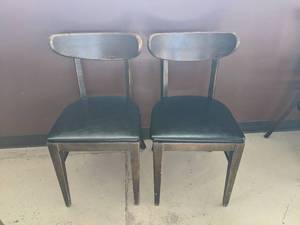 lot 1109 image: Two Wooden Chairs
