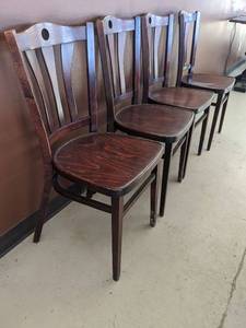 lot 1110 image: Four Dining Room Chairs