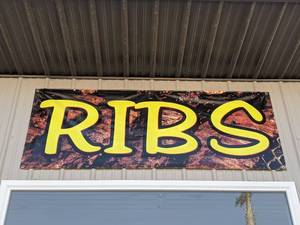 lot 1130 image: Ribs Signage