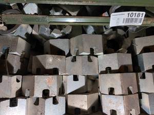 lot 10181 image: Bin of Slotted Hex Nuts