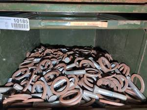 lot 10185 image: Bin of Rings and Bolts