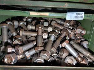 lot 10201 image: Bin of Nut and Bolt Sets