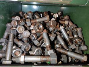 lot 10205 image: Bin of Nut and Bolt Sets