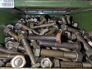 lot 10209 image: Bin of Nut and Bolt Sets