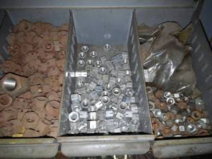 lot 10142 image: Three Bins of Nuts