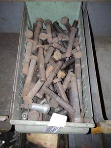 lot 10155 image: 12 x 3 12 Bolts in Bin