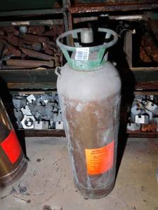 lot 10164 image: Brass Vintage Fire Extinguisher