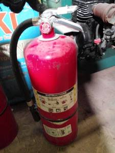 lot 10047 image: Red Fire Extinguisher
