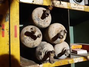 lot 10071 image: Lot of Aceytlene Bottles