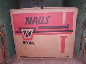 lot 10081 image: Case of Smooth 80x Galvanized Nails