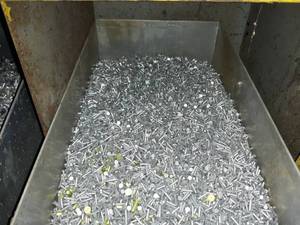 lot 10102 image: Metal Bin of Rivets