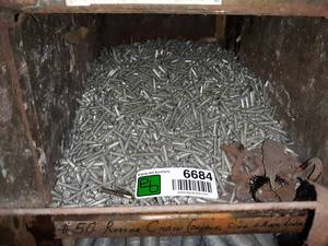lot 6684 image: Metal Bin Full of Machine Screws