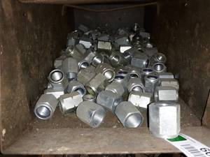 lot 6689 image: Metal Bin Full of Nuts