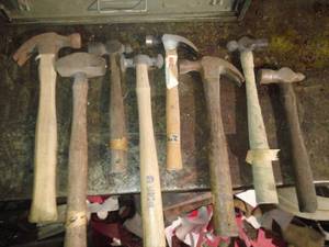 lot 6527 image: Lot of Hammers