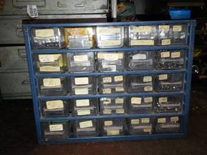 lot 6534 image: Parts Storage Bin w Contents
