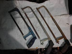 lot 6546 image: Lot of 3 Hacksaws